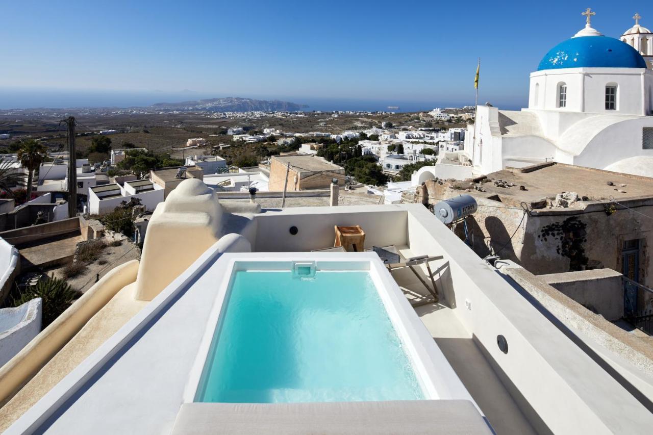 Thiro Santorini Villa Fira  Bagian luar foto